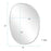 Howard Elliott Frameless Asymmetrical Mirror, Silver