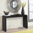 Howard Elliott Black Wood Grain Veneer Console Table, Black