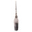 Howard Elliott Venetia Ebony Glass Bottle/Alum Spired Lid/Short, Nickel