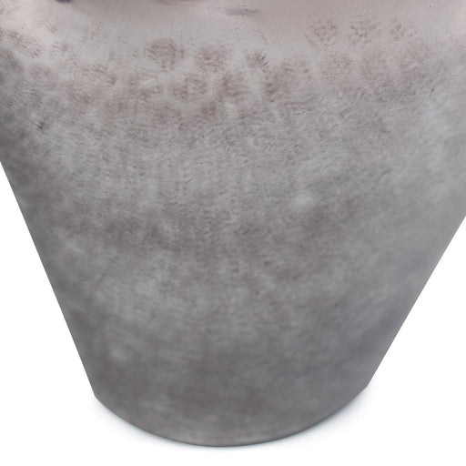 Howard Elliott Venetia Ebony Glass Bottle/Alum Spired Lid/Tall, Nickel