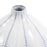 Howard Elliott Chevron Ceramic Globe Vase Small, Blue/White