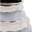 Howard Elliott Two-tone Spiral Ceramic Tall Vase, Blue/Silver
