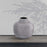 Howard Elliott Niemeyer Short Ceramic Vase, Gray/Silver