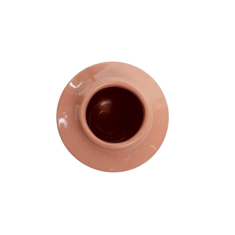 Howard Elliott Richland Embossed Peach Vase/Small, Peach