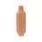 Howard Elliott Richland Embossed Peach Vase/Medium, Peach - 42072