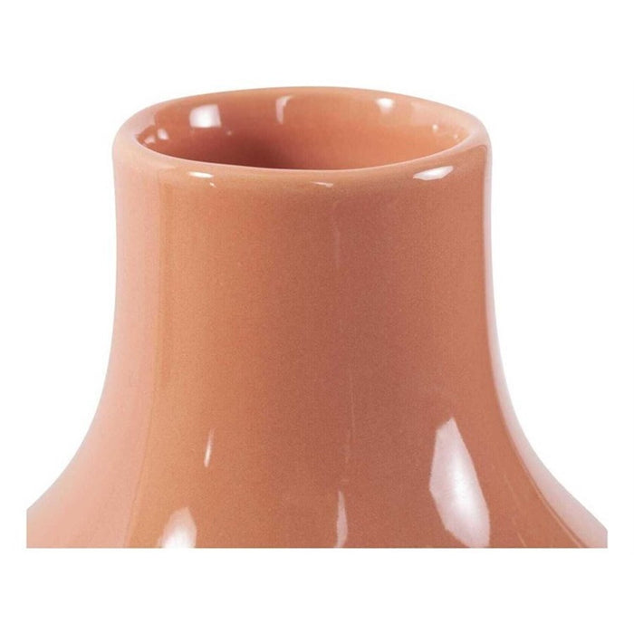 Howard Elliott Richland Embossed Peach Vase/Medium, Peach