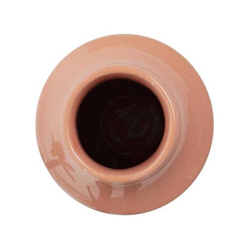 Howard Elliott Richland Embossed Peach Vase/Medium, Peach