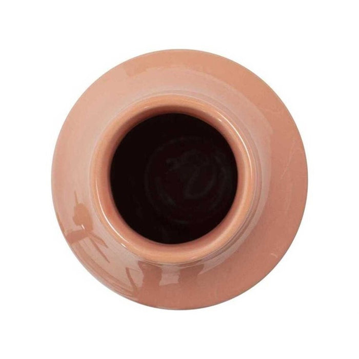 Howard Elliott Richland Embossed Peach Vase/Medium, Peach