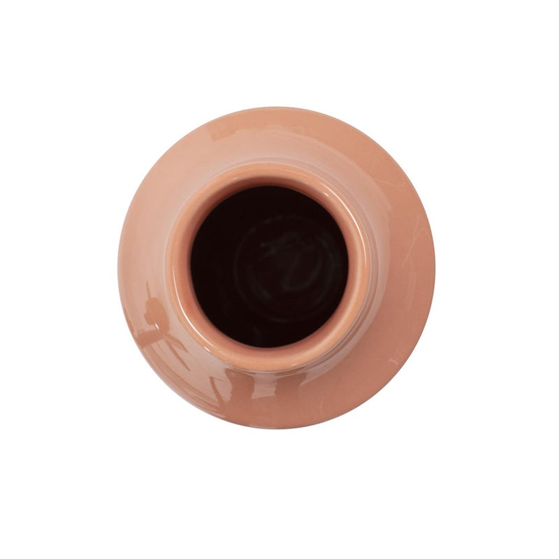 Howard Elliott Richland Embossed Peach Vase/Large, Peach