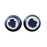 Howard Elliott Delft Blue Vase Set of 2, Navy