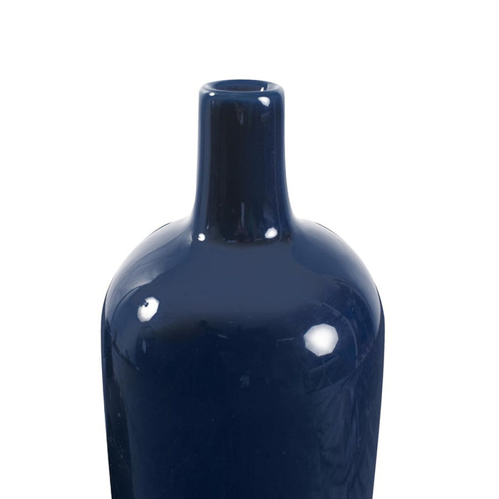 Howard Elliott Delft Blue Vase Set of 2, Navy