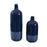 Howard Elliott Delft Blue Vase Set of 2, Navy