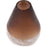 Howard Elliott Slanted Earth Vase Large, Brown/White - 44036