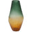 Howard Elliott Golden Murrine Vase Large, Green/Amber