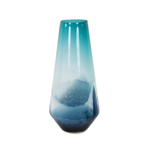 Howard Elliott Breakers Vase/Large, Aqua - 44044
