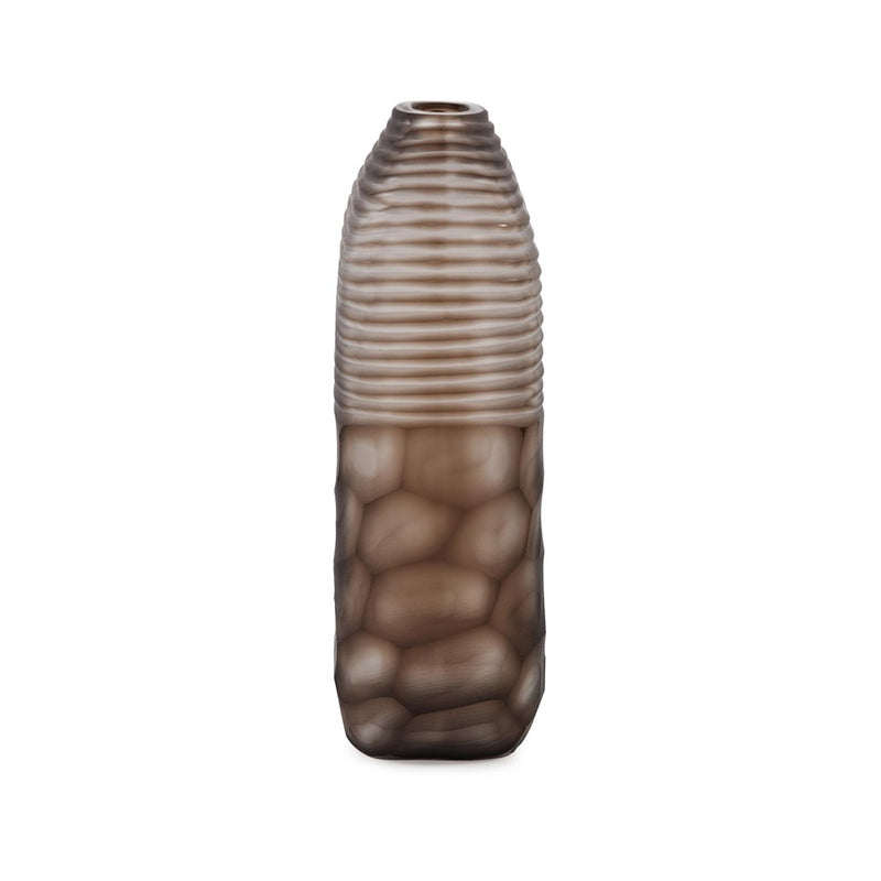 Howard Elliott Bruni Vase/Tall, Chocolate