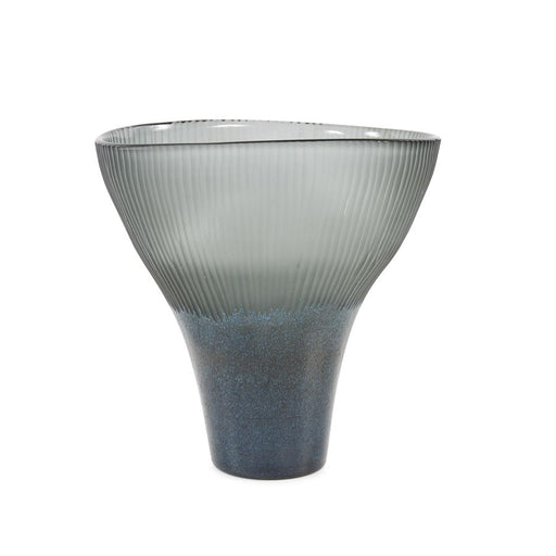 Howard Elliott Melilla Vase/Large, Indigo - 44051
