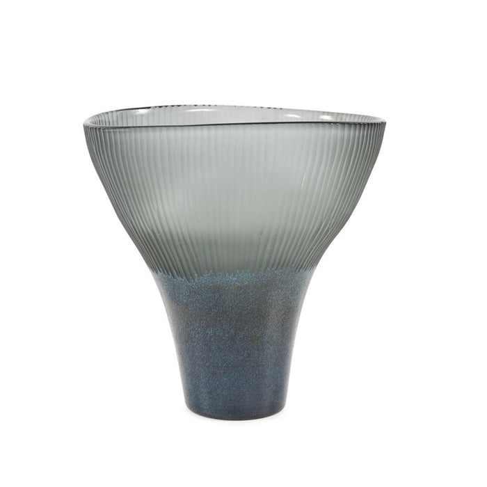 Howard Elliott Melilla Vase/Large, Indigo - 44051