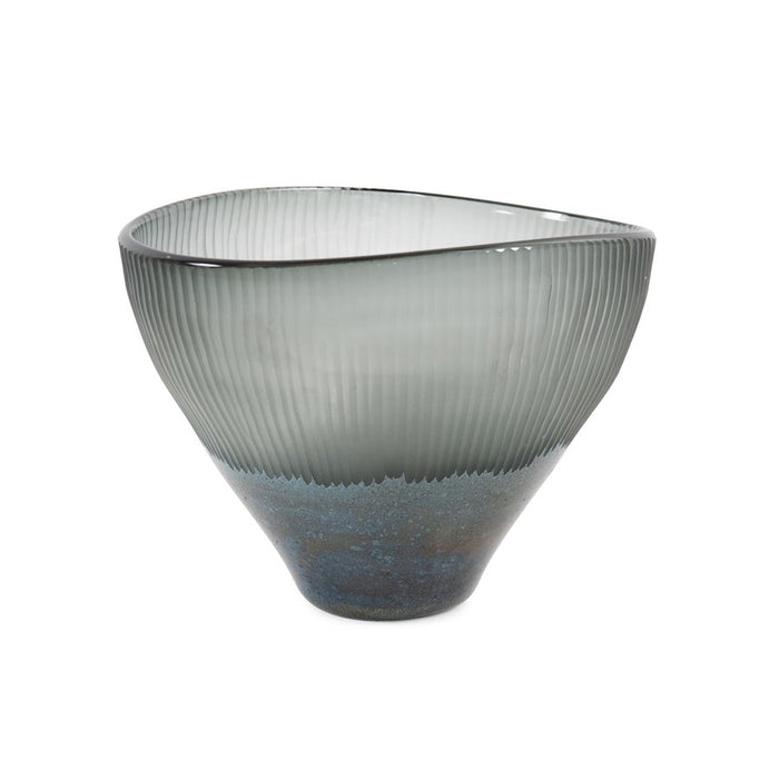 Howard Elliott Melilla Vase/Small, Indigo