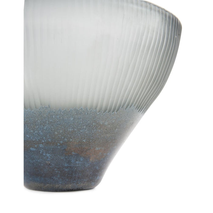Howard Elliott Melilla Vase/Small, Indigo