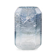Howard Elliott Lonsdale Iridescent Tall Glass Vase, Blue/Silver - 44060