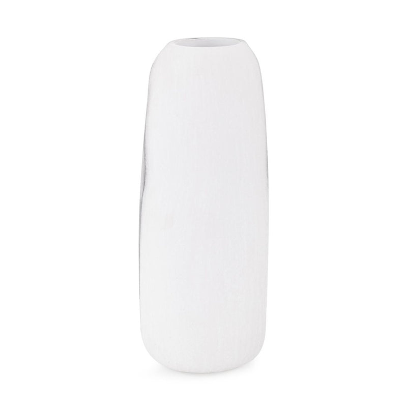 Howard Elliott Oxman Hypnotic Short Glass Vase, Black/White