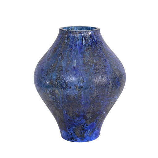 Howard Elliott Zynsky Art Glass, Deep Azure Blue/Short, Azure Blue - 44094