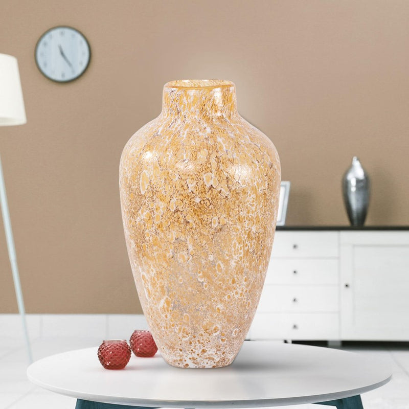 Howard Elliott Zynsky Art Glass, Soft Amber/Tall, Amber