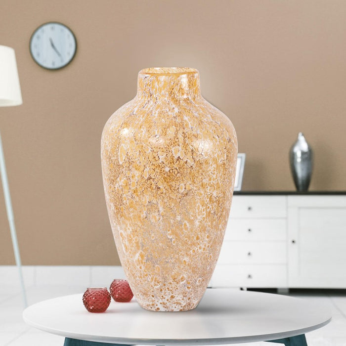 Howard Elliott Zynsky Art Glass, Soft Amber/Tall, Amber