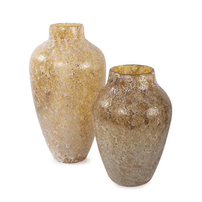 Howard Elliott Zynsky Art Glass, Soft Amber/Tall, Amber