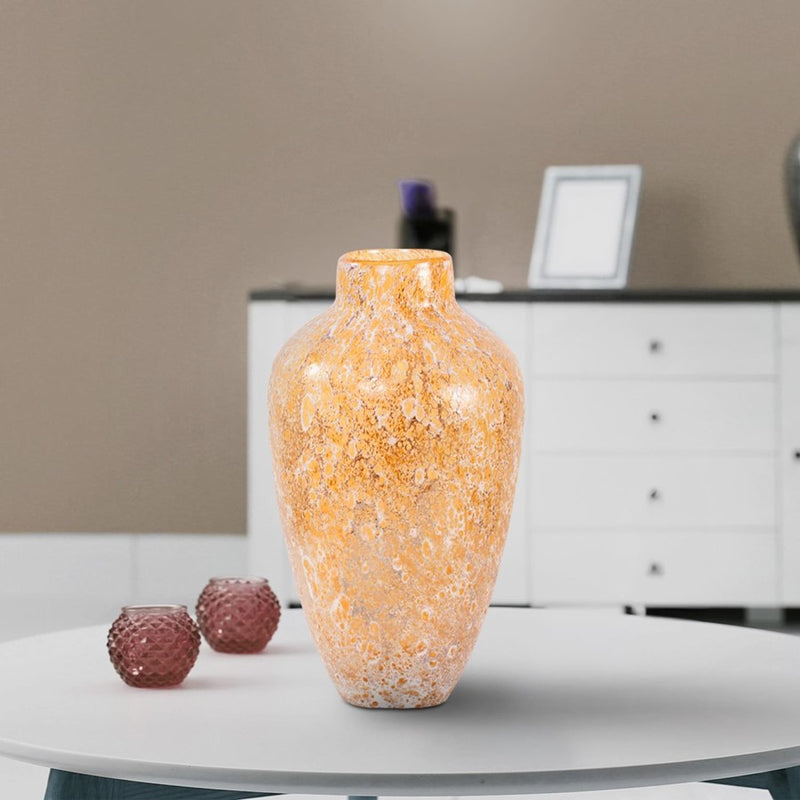 Howard Elliott Zynsky Art Glass, Soft Amber/Tall, Amber
