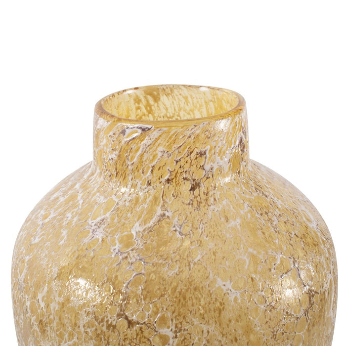 Howard Elliott Zynsky Art Glass, Soft Amber/Tall, Amber