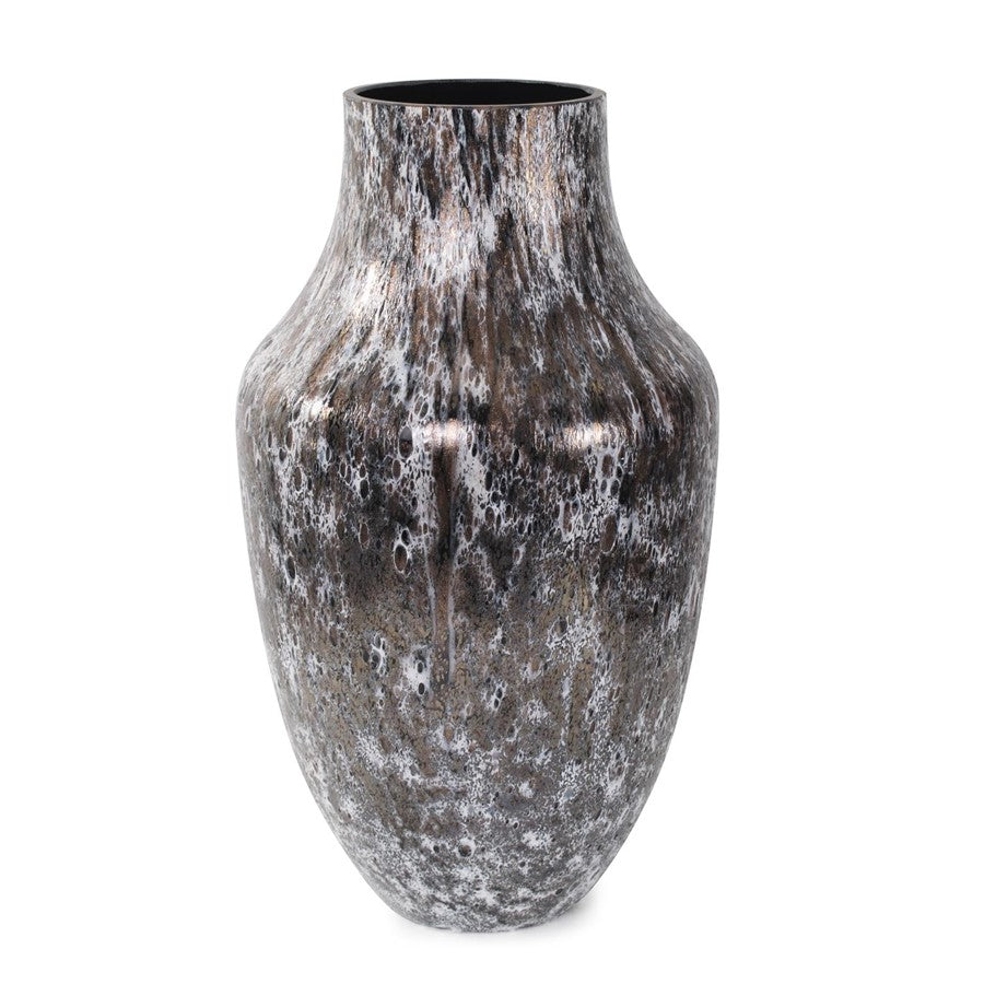 Howard Elliott Zynsky Art Glass, Deep Mocha Brown/Tall, Mocha - 44103