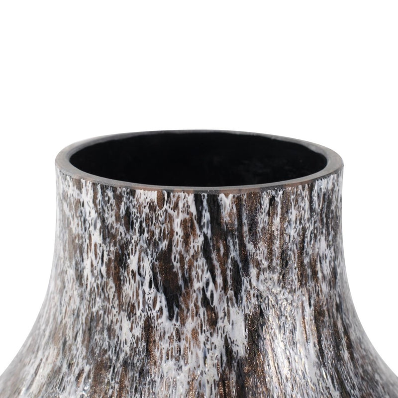 Howard Elliott Zynsky Art Glass, Deep Mocha Brown/Tall, Mocha