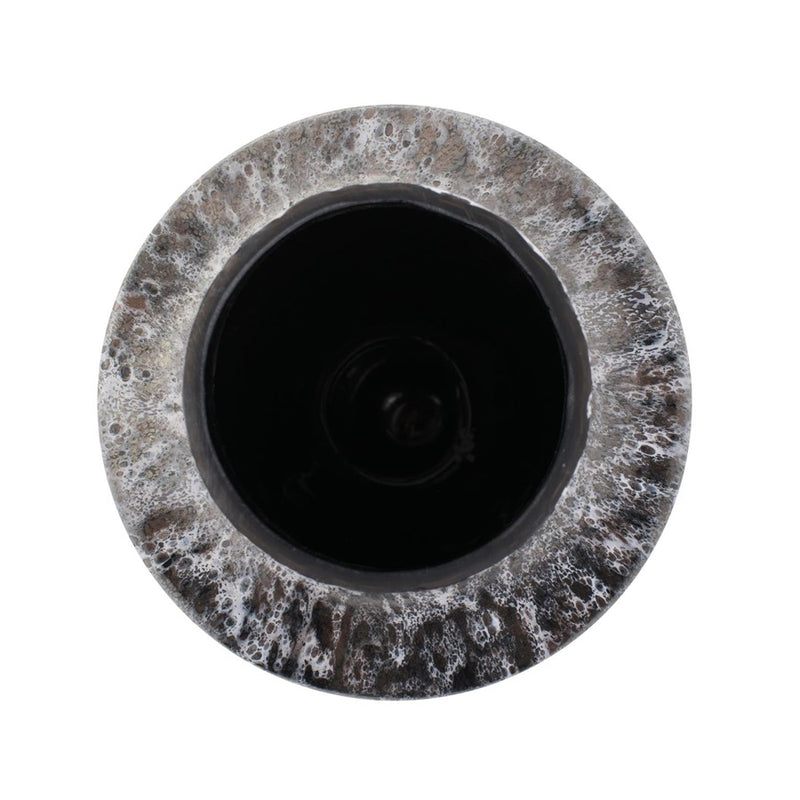 Howard Elliott Zynsky Art Glass, Deep Mocha Brown/Tall, Mocha