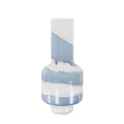 Howard Elliott Glacier Bay Layered Cylindrical Glass Bottle/Short - 44104