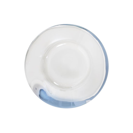 Howard Elliott Glacier Bay Layered Cylindrical Glass Bottle/Short