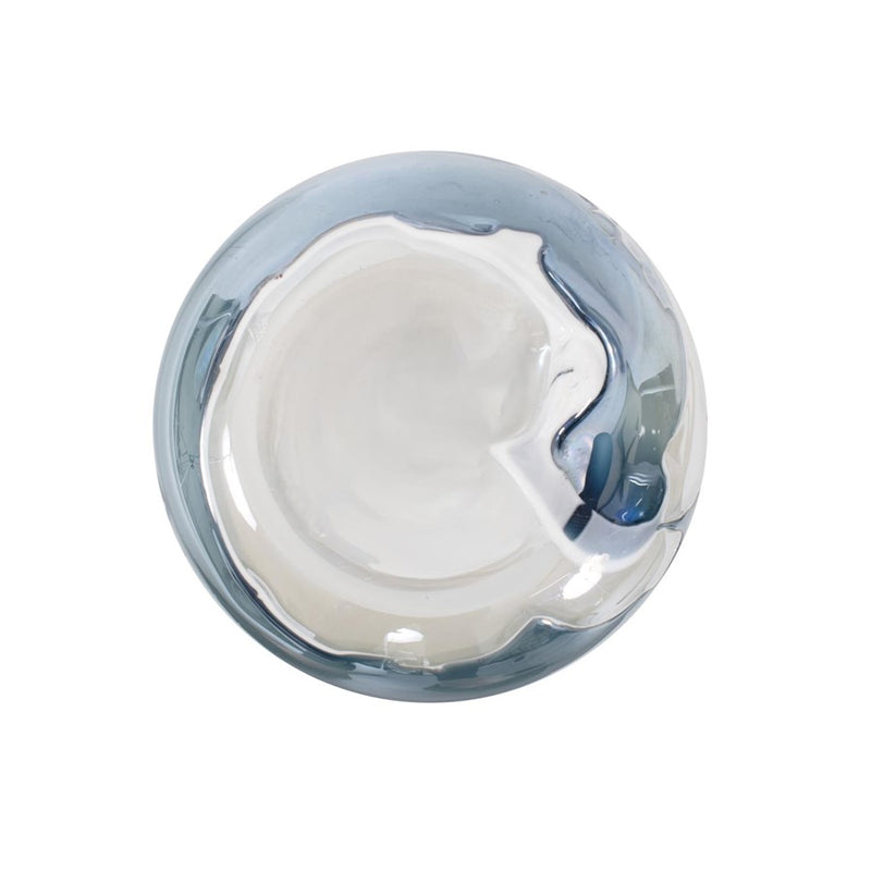 Howard Elliott Glacier Bay Rounded Edged Cylindrical Vase/Short