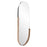 Howard Elliott Dante Stainless Steel Rose Gold Capsule Mirror, Rose Gold - 48081