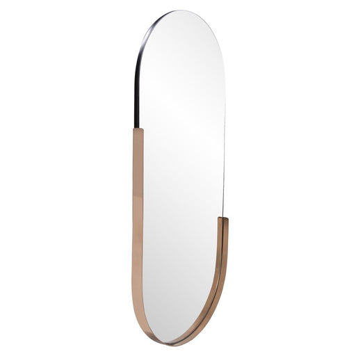 Howard Elliott Dante Stainless Steel Rose Gold Capsule Mirror, Rose Gold - 48081