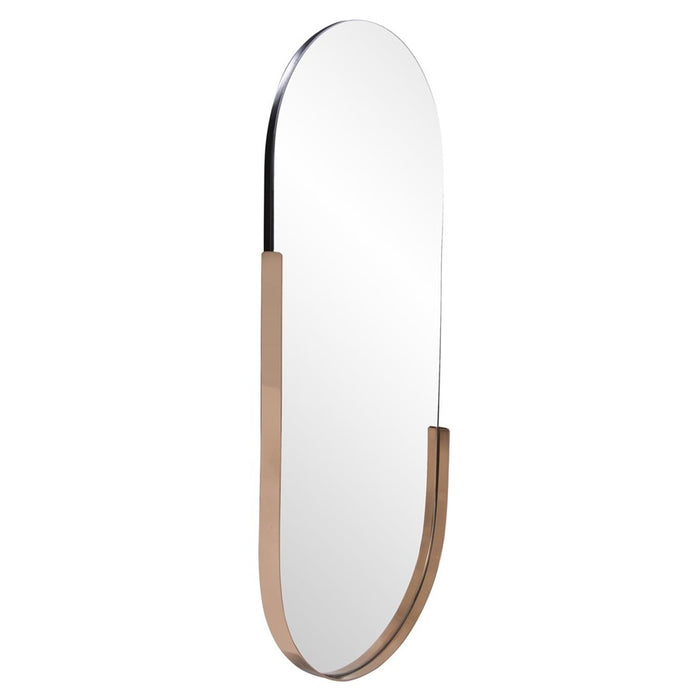 Howard Elliott Dante Stainless Steel Rose Gold Capsule Mirror, Rose Gold - 48081