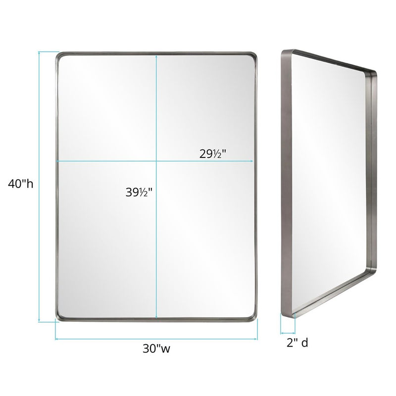 Howard Elliott Steele Silver Mirror, Silver