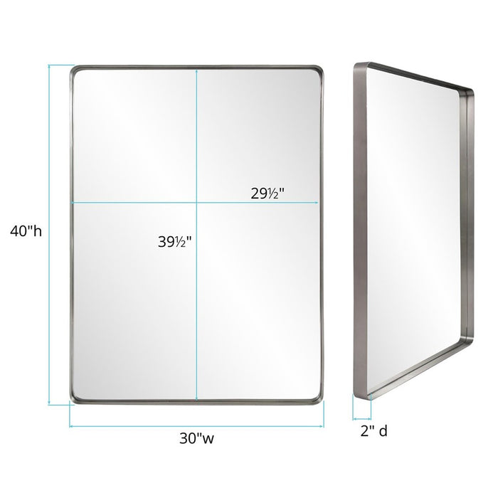 Howard Elliott Steele Silver Mirror, Silver