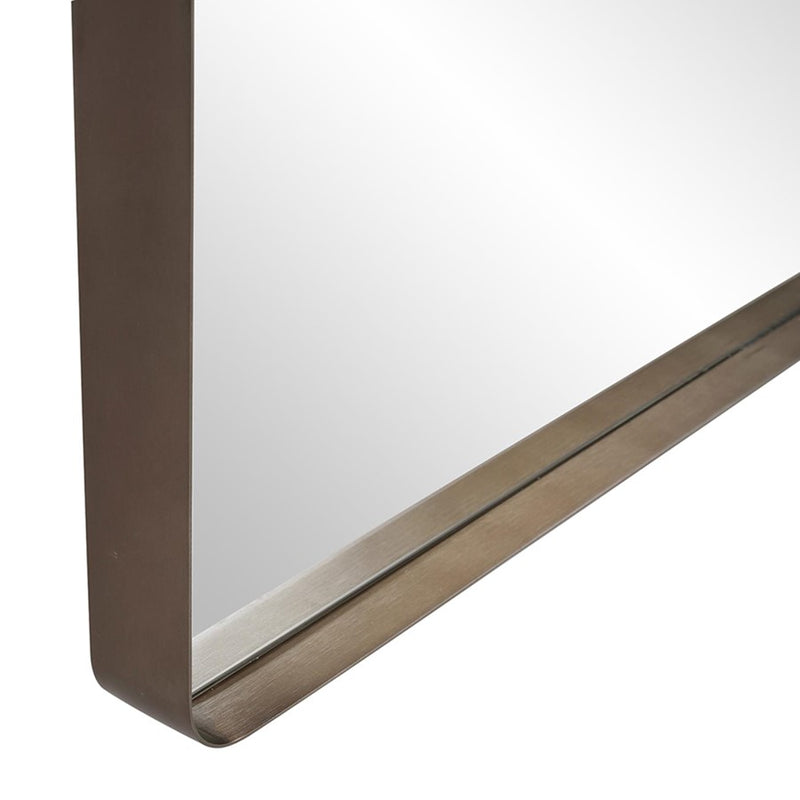 Howard Elliott Steele Brass Mirror, Brass