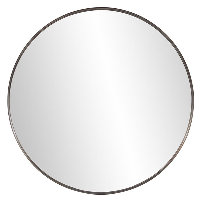 Howard Elliott Steele Brass Round Mirror, Gold - 48107