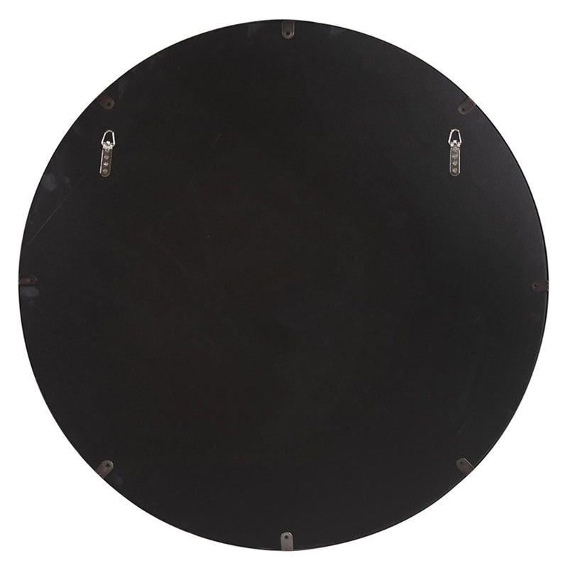 Howard Elliott Steele Brass Round Mirror, Gold