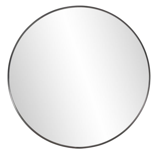 Howard Elliott Steele Black Round Mirror, Black - 48108