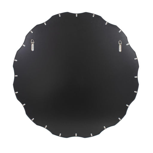 Howard Elliott Olmstead Round Mirror, Silver