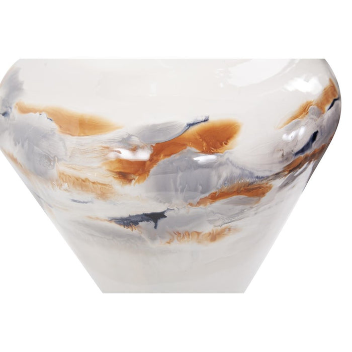Howard Elliott Lahar Classic Vase/Small, Neptune