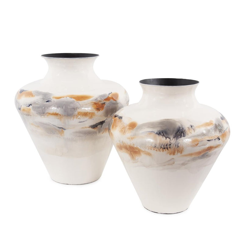 Howard Elliott Lahar Classic Vase/Small, Neptune